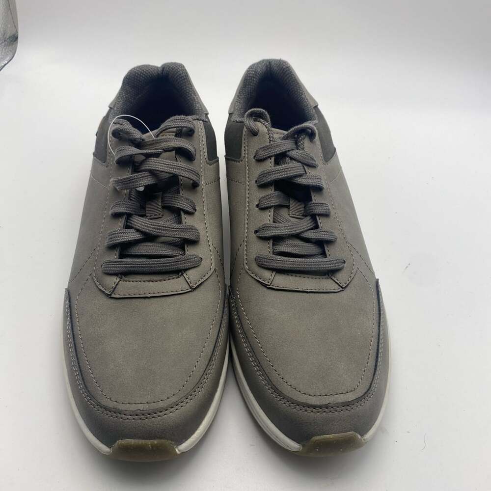 Dr. Scholl's Shoes Size 10 Gray Lace-Up Sneakers (DS1030)